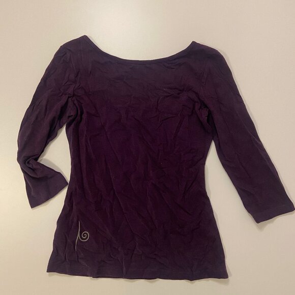 MOVEMENT GLOBAL Purple Twyla Top - Picture 2 of 3